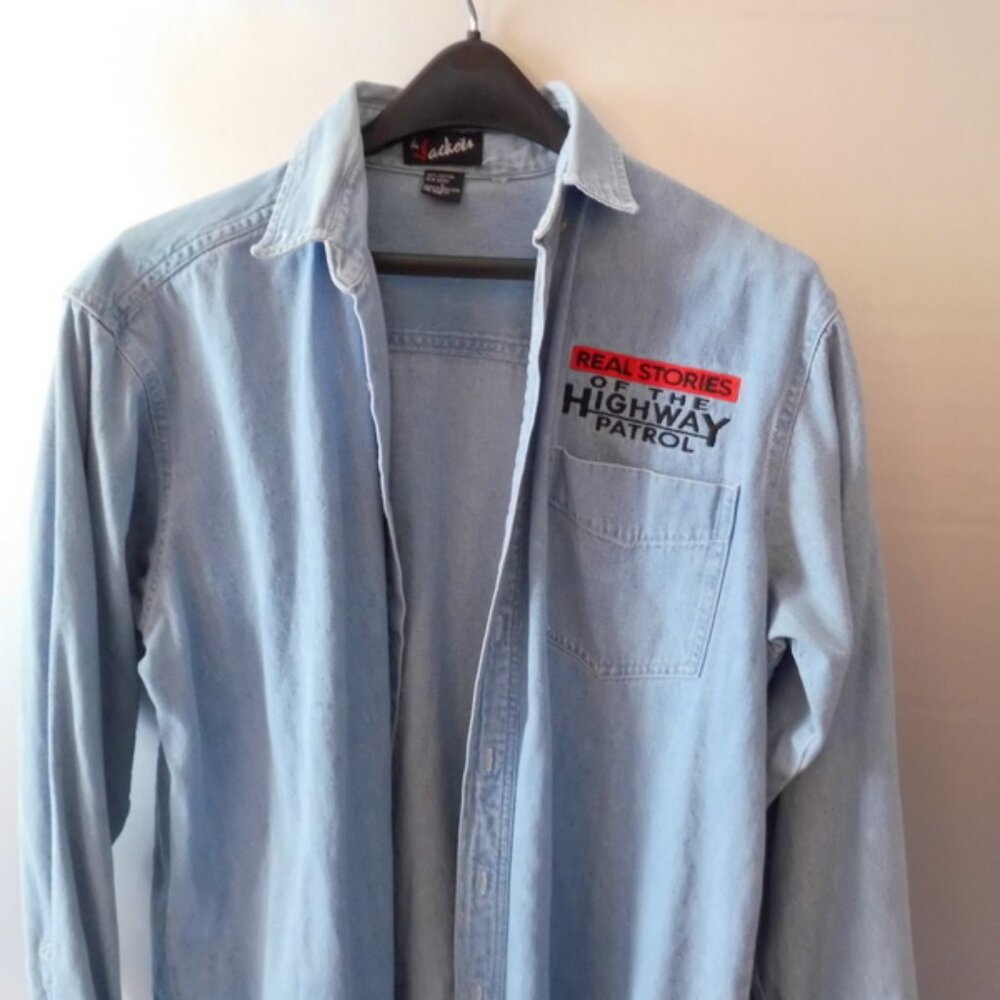 Real Stories of the Hghwy Patrol Chambray Work Shirt (**Rare**)